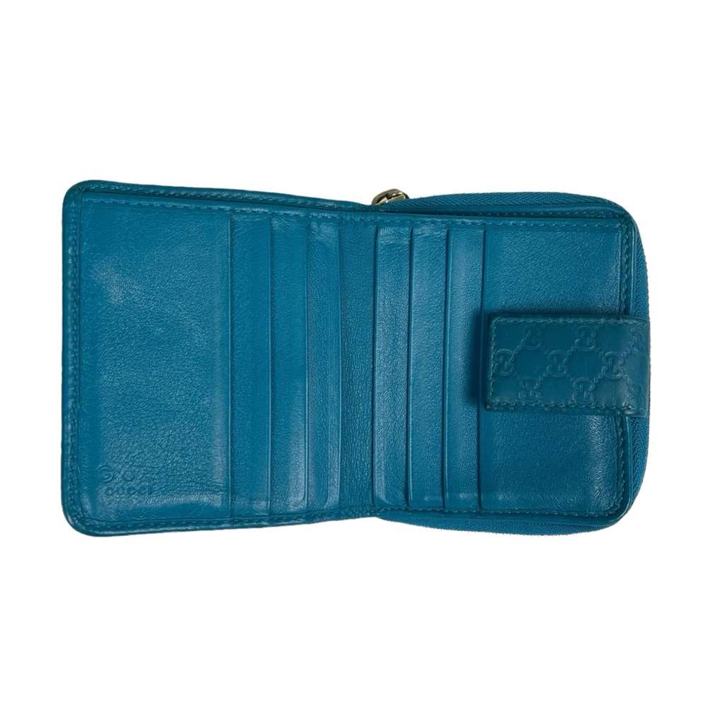 Gucci Micro-Monogram Leather Zipper Wallet - Picture 5 of 7